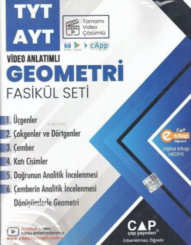 Çap TYT AYT Geometri Seti
