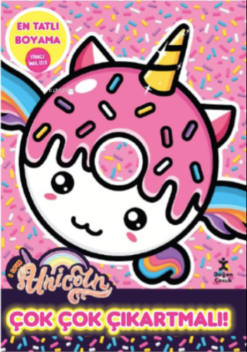 I Love Unicorn En Tatlı Boyama Çok Çok Çıkartmalı!