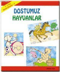 Karton Kitap-4-Dostumuz Hayvanlar; (2-5 Yaş)