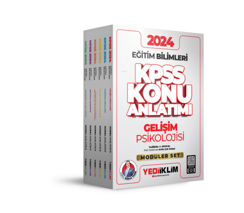 Yediiklim Yayınları 2024 KPSS Eğitim Bilimleri Konu Anlatımlı Modüler 
